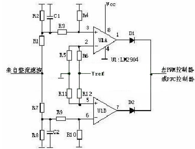 直流電源輸入過欠壓保護電路圖