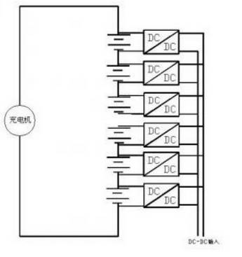 蓄電池充電機均衡充電機充電電路的示意圖