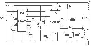 用555做直流穩(wěn)壓電源限流保護電路