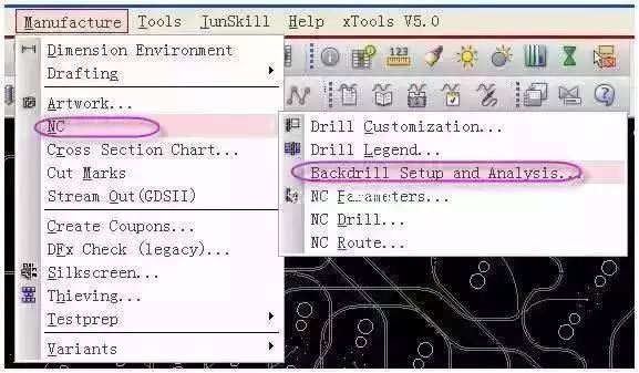 直流穩(wěn)壓電源電路板輸出背鉆文件操作步驟