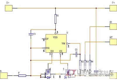 充電機充電鋰電池保護板原理